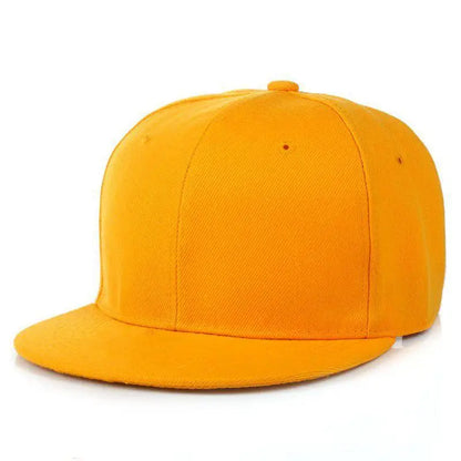 Baseball Caps For Men Women Unisex Hip Hop Solid Color Flat Brim Snapback Hats For Women Spring Summer Sun Hat Street Dance Kpop