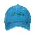 Retro Lehman Brothers Risk Management Department 2008 Trucker Hat Unisex Distressed Washed Headwear Outdoor Running Golf Cap Hat