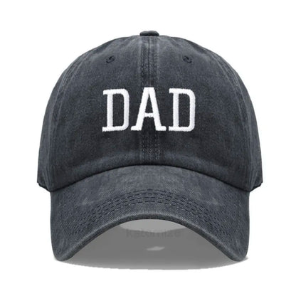 DAD MOM Embroidery Pure Cotton Men's Baseball Cap For Man  Womne's Fashion Sport Golf Caps Sun Hat Dropshipping