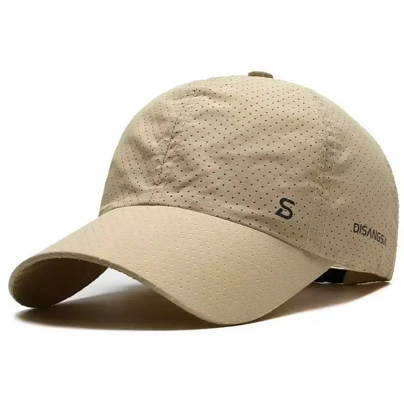 Unisex Quick-Dry Running Baseball Cap – Lightweight Breathable Strapback Golf Sun Hat