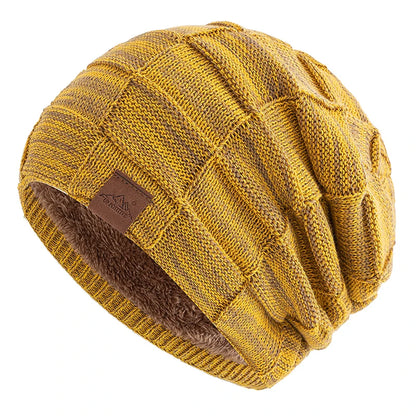 Hot Sale Women Winter Hats Fashion Slouchy Warm Beanie Female UP POSITIVE Brand Multicolor Mixing Color Design Streetwear Cap
