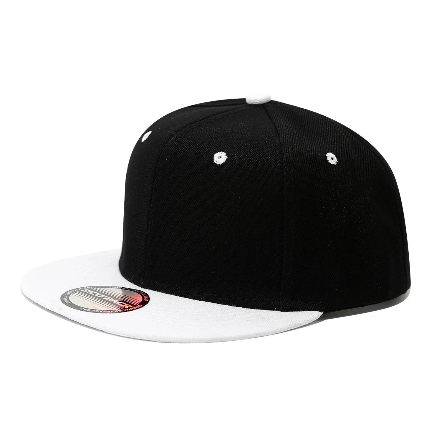 Flat Edge Baseball Cap Korean Version Two-color Splicing Hip-hop Hat Men's and Women's Tide Street Cool Hip-hop Hat