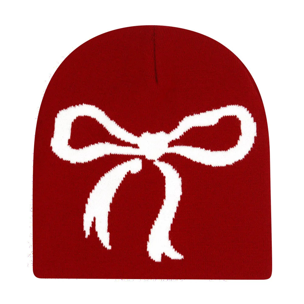 Fashion Printed Knitted Hat Women Men Couple Warm Y2K Beanies Bonnet Wool Skullies Hoods Lady Accessories Hip hop Gorra