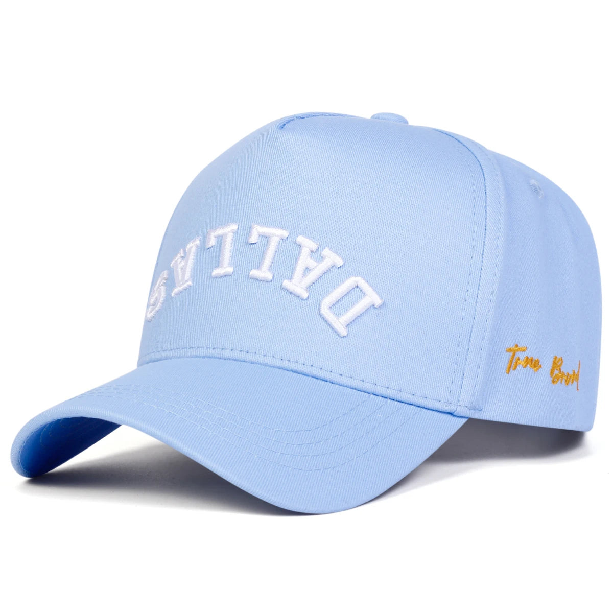 Unisex DALLAS Letter Embroidery Baseball Caps Spring and Autumn Outdoor Adjustable Casual Hats Hip Hop Hat Sunscreen Hat