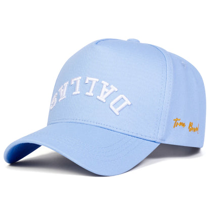Unisex DALLAS Letter Embroidery Baseball Caps Spring and Autumn Outdoor Adjustable Casual Hats Hip Hop Hat Sunscreen Hat