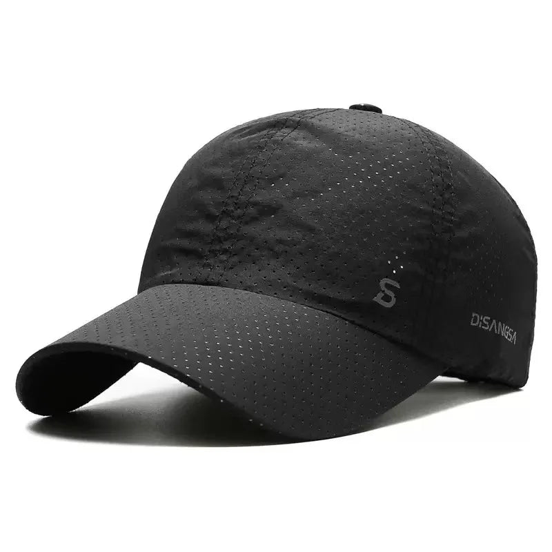 Unisex Quick-Dry Running Baseball Cap – Lightweight Breathable Strapback Golf Sun Hat