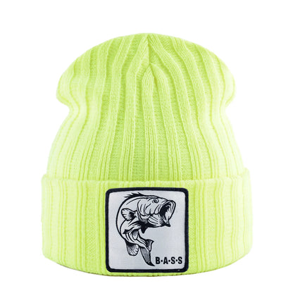 Knitted Skullies Beanie With Animals Patch Men Women Outdoor Casual Sport Hats Autumn Winter Solid Color Hip Hop Beanies