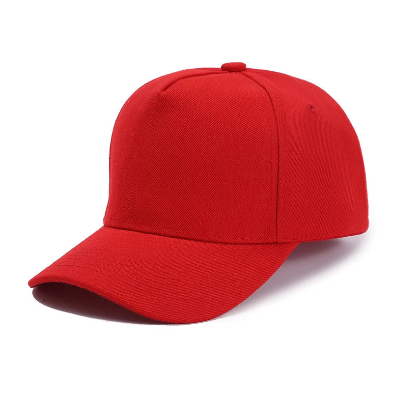 5 Panel Blank Baseball Caps For Men Women Hat Simple Hip Hop Bone Trucker Hats Outdoor Leisure Snapback Cap gorras