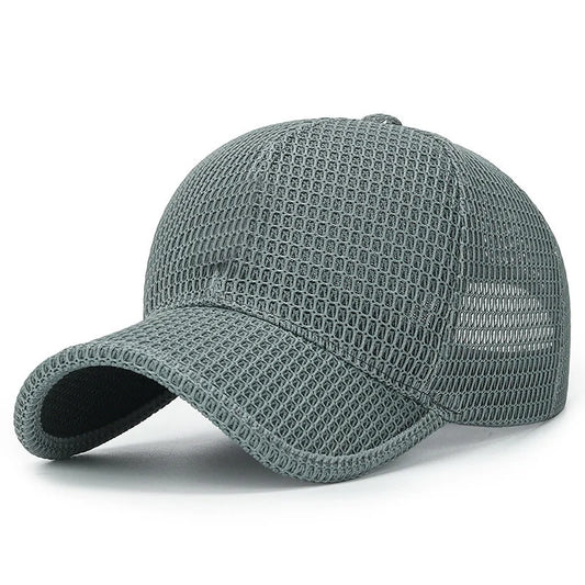 Fashion Breathable Baseball Cap, Quick-drying Mesh Outdoor Sport Fishing Golf Sun Hat For Women & Men