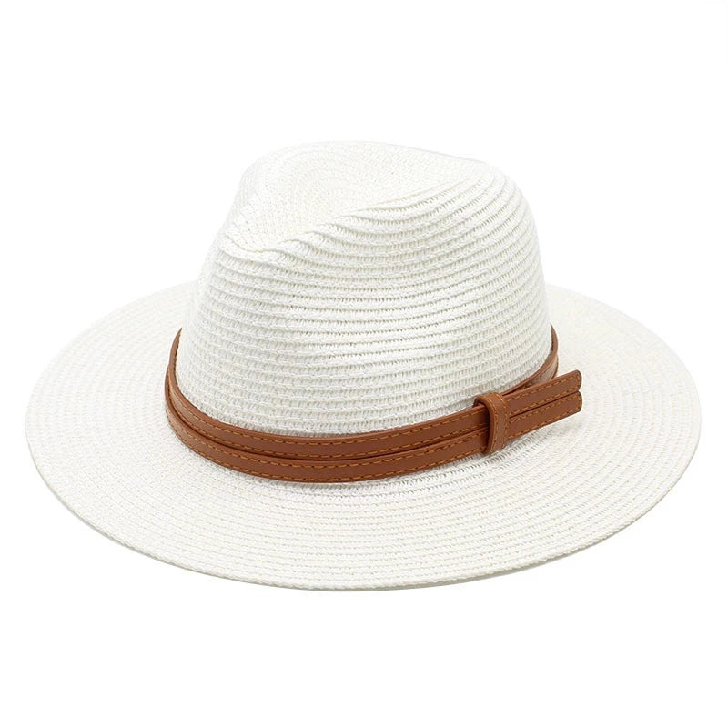 Beach Hats for Men and Women Beach Outdoor Sun Protection Visors Sun Hats Jazz Straw Hat