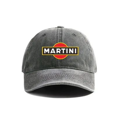 Martini Racing Baseball Caps Distressed Hats Cap Men Women Retro Outdoor Summer Adjustable Dad Hats
