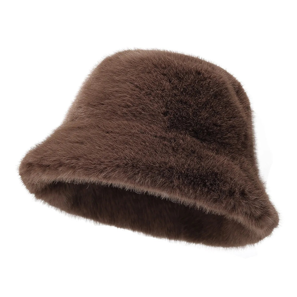 New Cool Women Warm Thick Bucket Hats Lady Female Cool Panama Autumn Winter Outdoor Solid Color Fisherman Cap Hat For Women