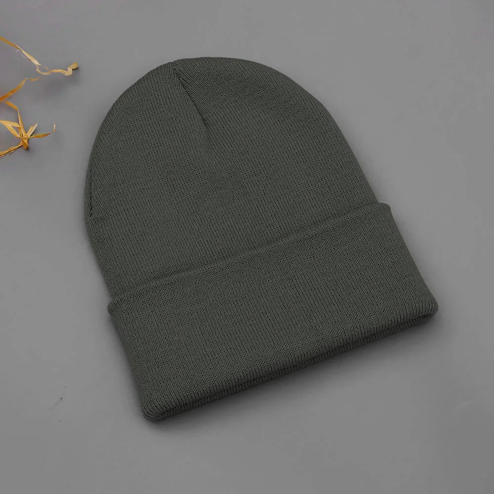 24 Colors Unisex Beanie Hat for Men Women Winter Knit Caps Soft Ski Hats