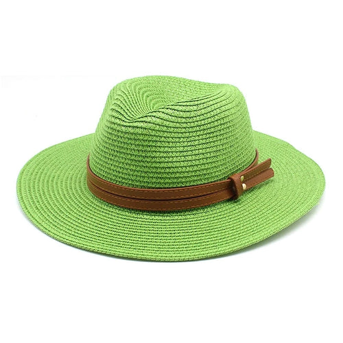 Beach Hats for Men and Women Beach Outdoor Sun Protection Visors Sun Hats Jazz Straw Hat