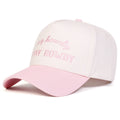 Unisex STAY ROWDY Letter Embroidery Baseball Caps Spring and Autumn Outdoor Adjustable Casual Hats Hip Hop Hat Sunscreen Hat