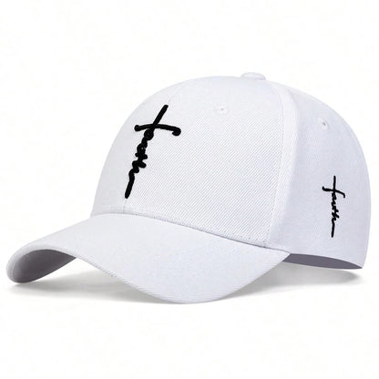 Fashion Faith Embroidery Baseball Cap Men Women Spring Summer sun Hats Cotton Snapback Hat Unisex Hip Hop Trucker Caps Gorras