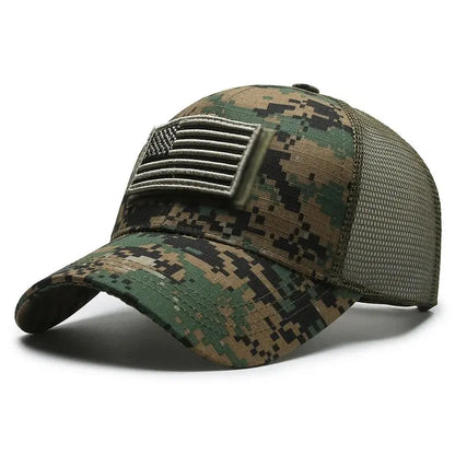 Unisex Mesh Baseball Cap – Breathable Embroidered Outdoor Summer Sun Hat