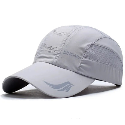 Men’s Quick Dry Baseball Cap Breathable Summer Outdoor Sports Sunshade Hat