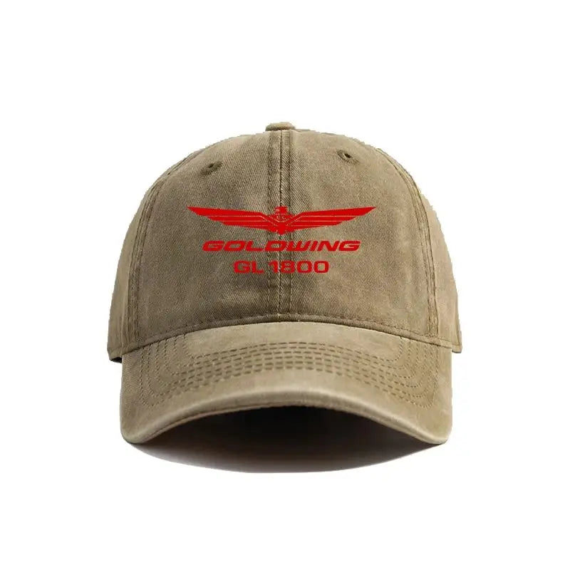 2025 Goldwing GL1800 Baseball Cap Distressed Hats Cap Men Retro Outdoor Summer Adjustable Hat Casual and Versatile