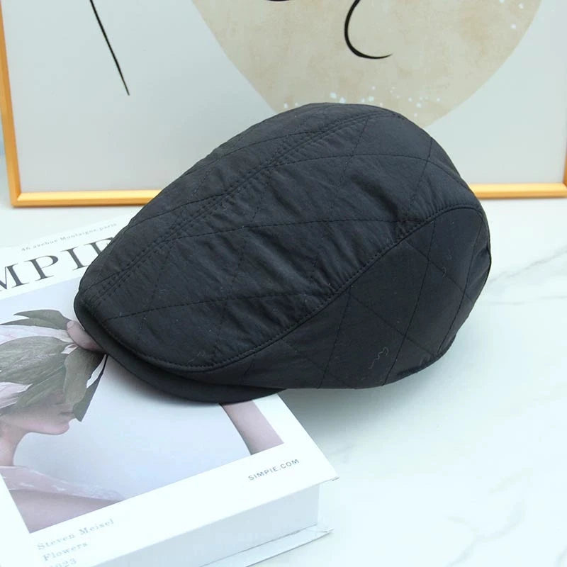 Thin PU Forward Hat High Quality Retro Cap Four Seasons Can Wear Visors