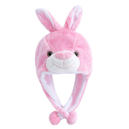 New Style Unisex Funny 3D Plush Elephant Style Decorative Hat Mischievous Cap For Man Women Plush Winter Lovely Family Hat