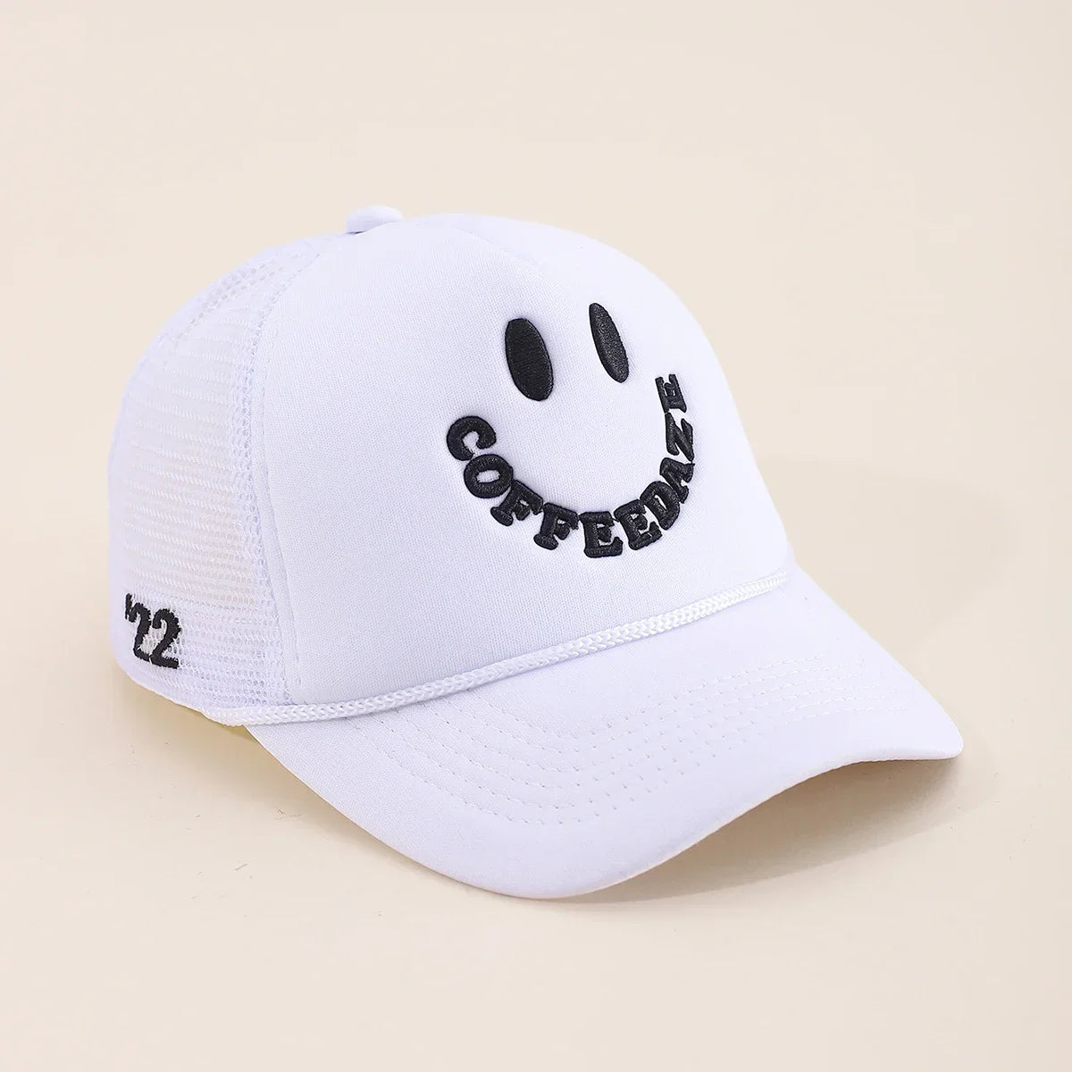 Fashionable Embroidered Baseball Hat Five Star Color blocked Mesh Breathable Summer Duck Tongue Hat Versatile Sunshade Truck Hat