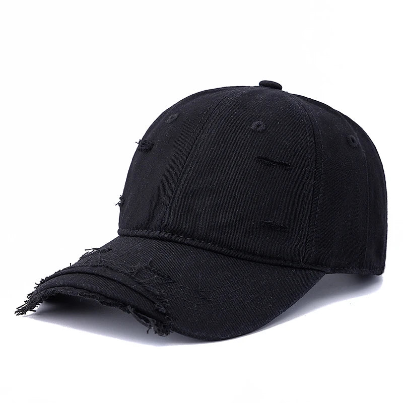 Hot Sale Washed Cotton Retro Distressed style Cap High Quality Baseball Cap Women Dopamine Cap Outdoor Hats
