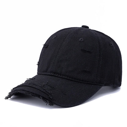 Hot Sale Washed Cotton Retro Distressed style Cap High Quality Baseball Cap Women Dopamine Cap Outdoor Hats
