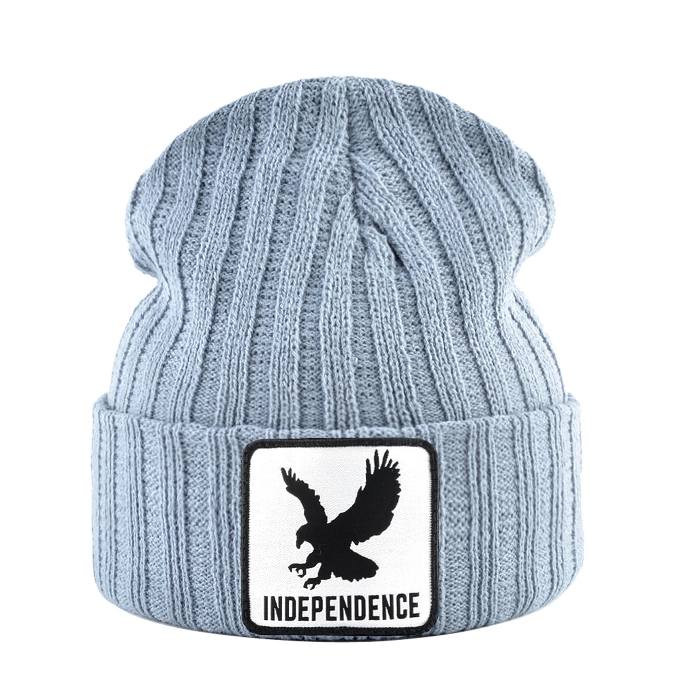 Knitted Skullies Beanie With Animals Patch Men Women Outdoor Casual Sport Hats Autumn Winter Solid Color Hip Hop Beanies