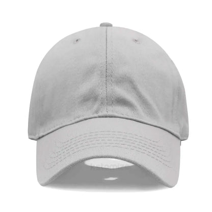 Solid Color Baseball Cap Women's Plain Sport Golf Cap for Man Washed Cotton Dad Hat Sun Hats