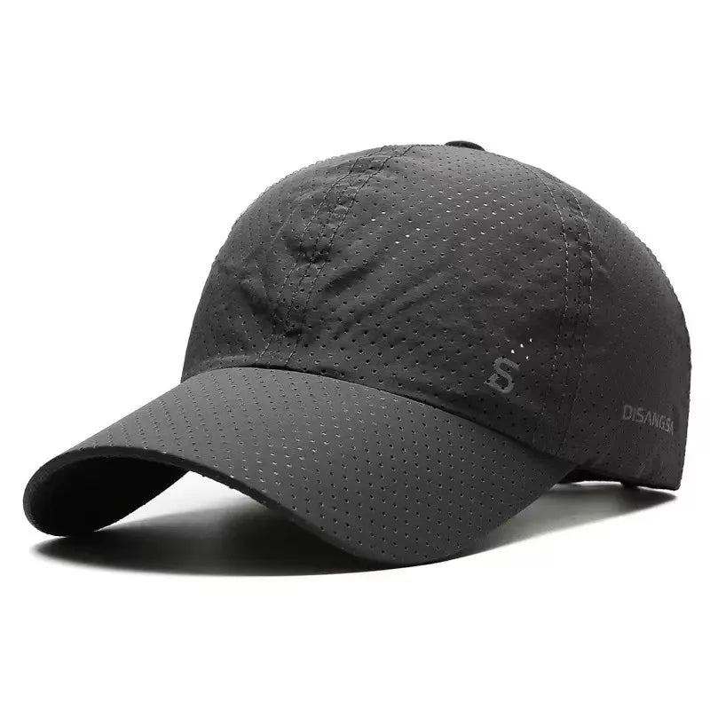 Unisex Quick-Dry Running Baseball Cap – Lightweight Breathable Strapback Golf Sun Hat