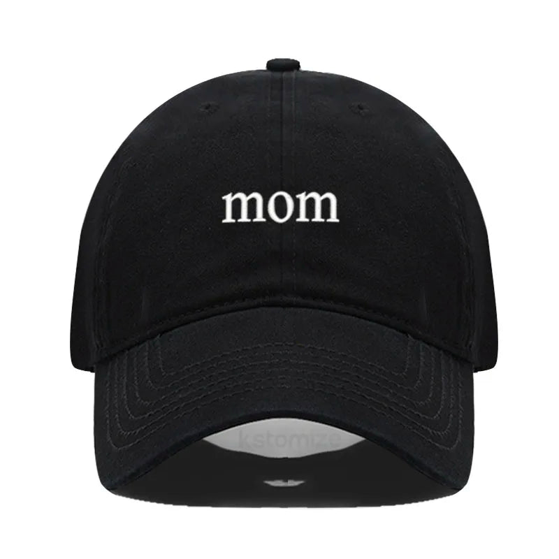 New dad mom Embroidery Soft Cotton Baseball Cap Fashion Women Men Hat Sport Visors Snapback Cap Sun Hat Breathable Outdoor Caps
