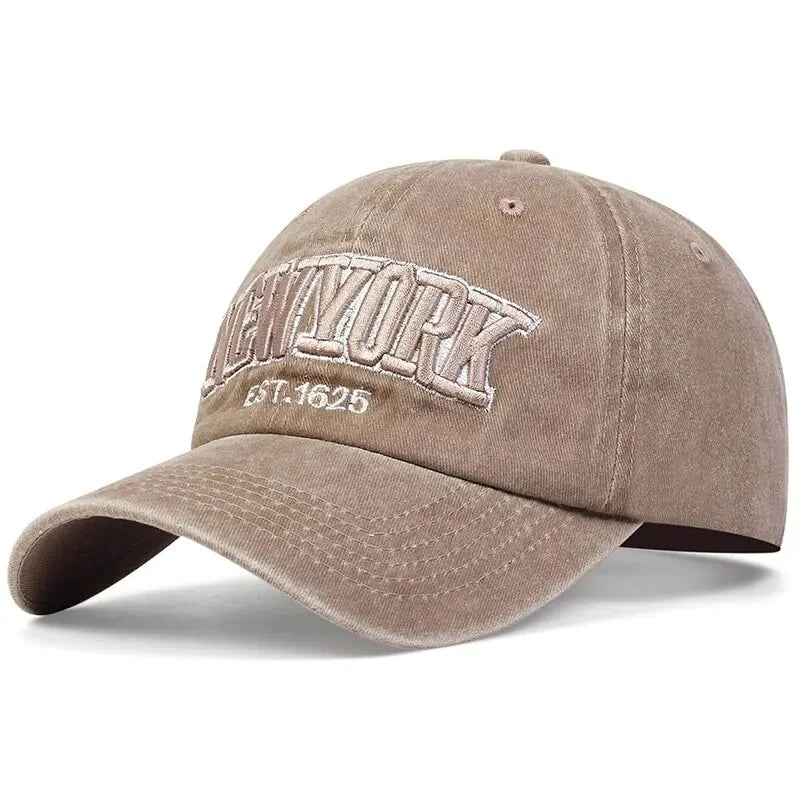 1/6PCS/Set Embroidered Baseball Cap For Women Men New Spring Summer Sunhat Retro Washable Sport Snapback Cap Hip Hop Fishing Hat
