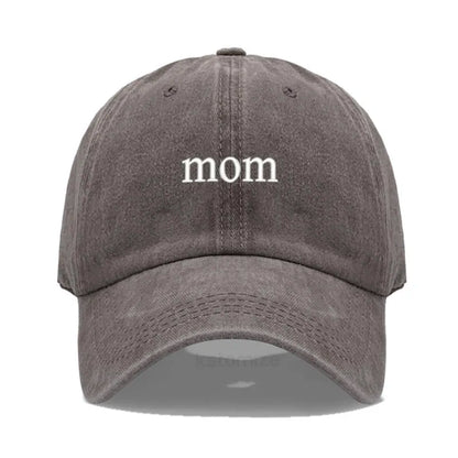 New dad mom Embroidery Soft Cotton Baseball Cap Fashion Women Men Hat Sport Visors Snapback Cap Sun Hat Breathable Outdoor Caps