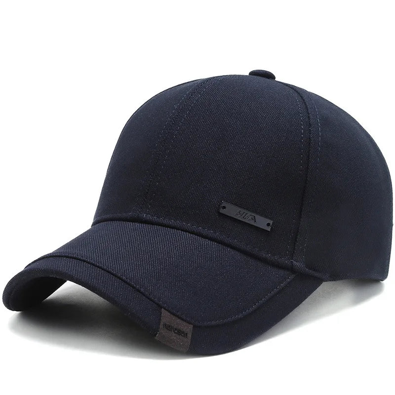 Men’s Casual Baseball Cap – Simple Outdoor Sports Sun Hat for Spring & Autumn