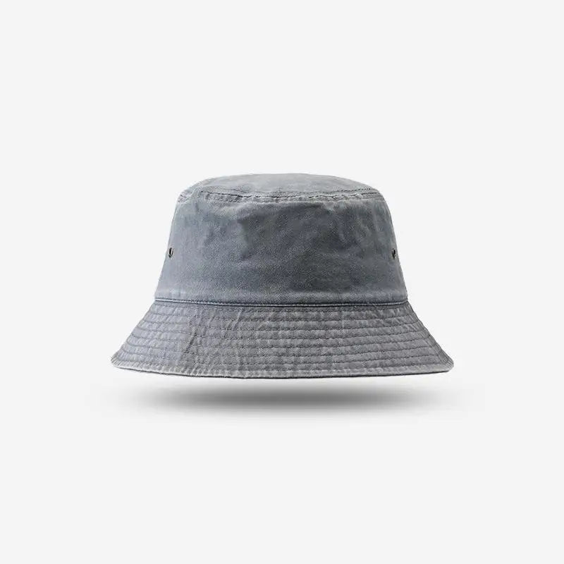 COKK Bucket Hat Women Summer Autumn Washed Cotton Breathable Fisherman Cap Solid Color Sunscreen Sunshade Casual Cap Gorro Retro