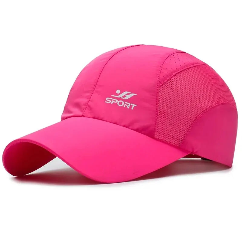 Men’s Quick Dry Mesh Baseball Cap Breathable Outdoor Sports Sun Protection Hat