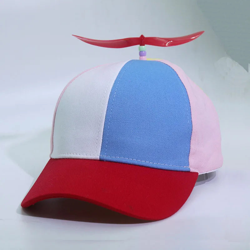 Funny Snapback Hat Helicopter Propeller Adventure Dad Hat Rainbow Bamboo Dragonfly Baseball Cap For Adult Kids Boys Girls