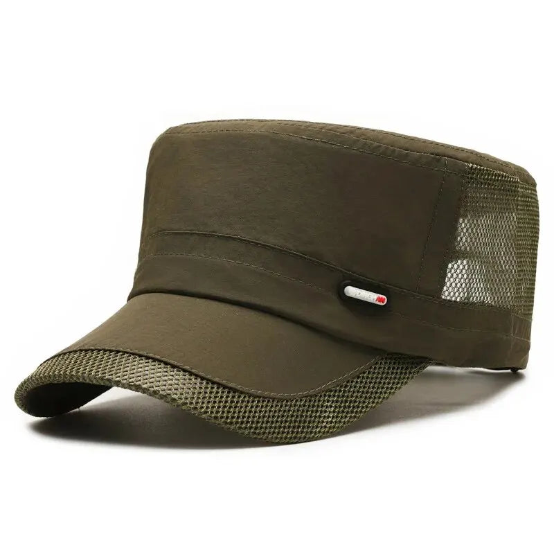 Men’s Quick Dry Mesh Baseball Cap Breathable Outdoor Sports Sun Visor Hat
