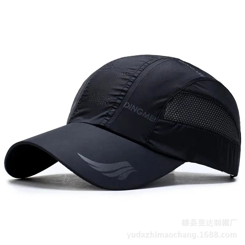 Men’s Quick-Dry Mesh Baseball Cap – Breathable Outdoor Sports Sun Hat