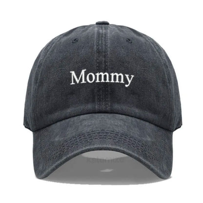 Daddy & Mommy Embroidery Baseball Cap for Men & Women Unisex Soft Washed Cotton Baseball Hats For Father's Mother's Day Gifts