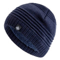 Unisex Classic Snow Label Fleece Beanie Hat Keep Warm Winter Hat Lightweight Hats For Men Women Fashion Winter Cap