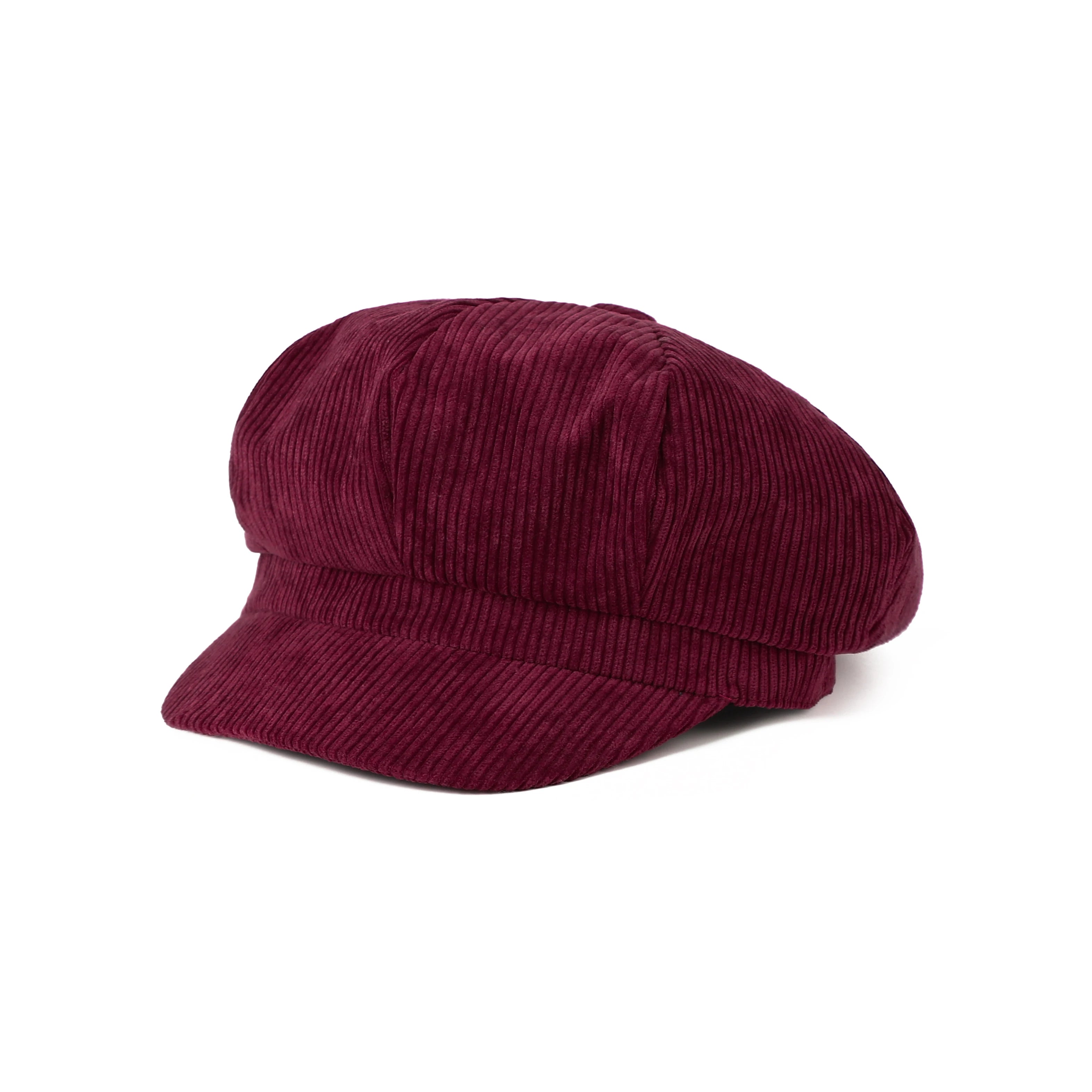 Newsboy Cap Beret Women Vintage Beret Painter Hat Winter Hats For Women Men Octagonal Caps Female Bone Solid Color Casual