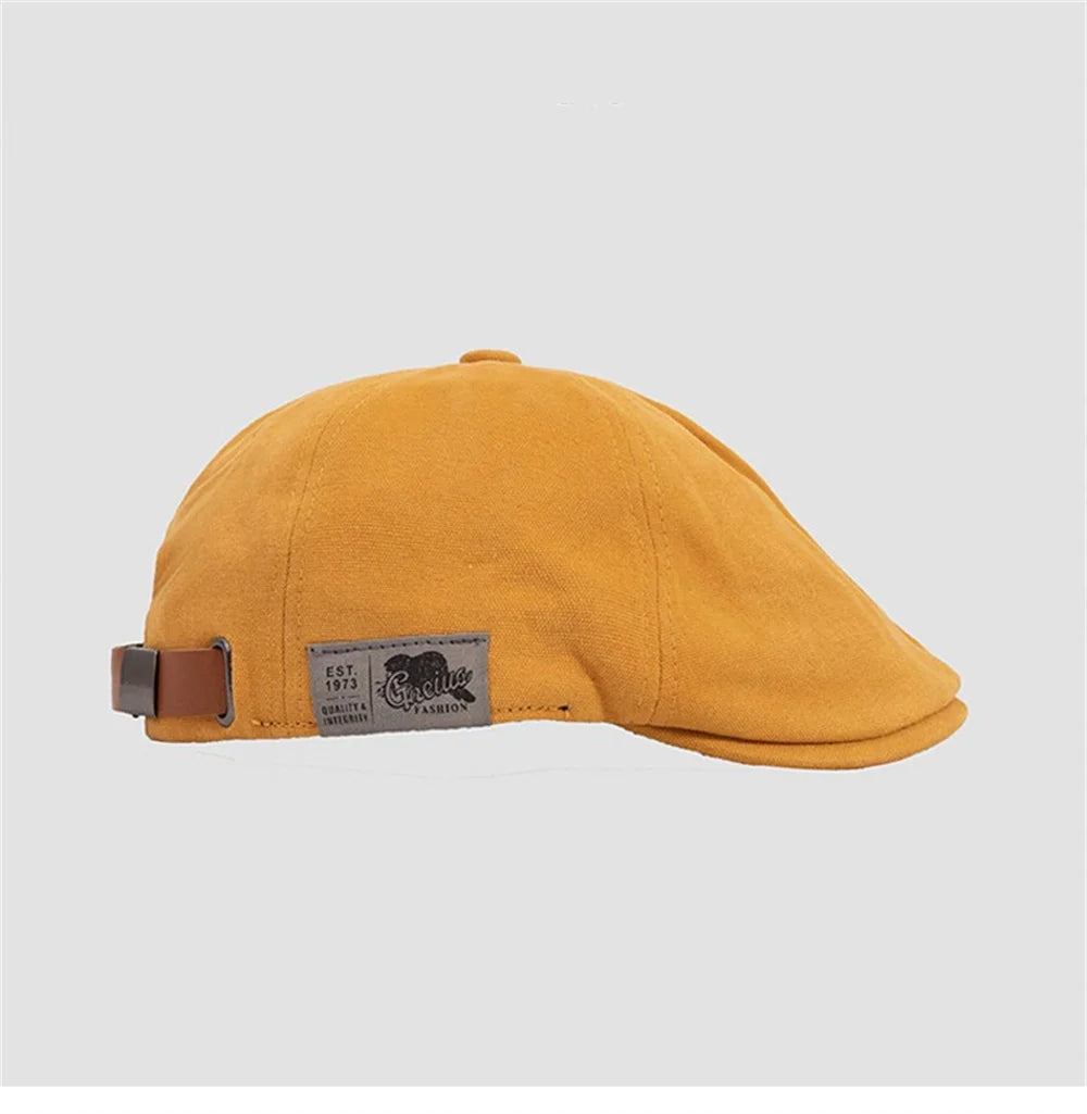 New Retro Newsboy Caps Men Hats Berets British Wearing Style Ivy Cap Classic Woman Vintage Cotton Beret Hip Hop Berets gorras