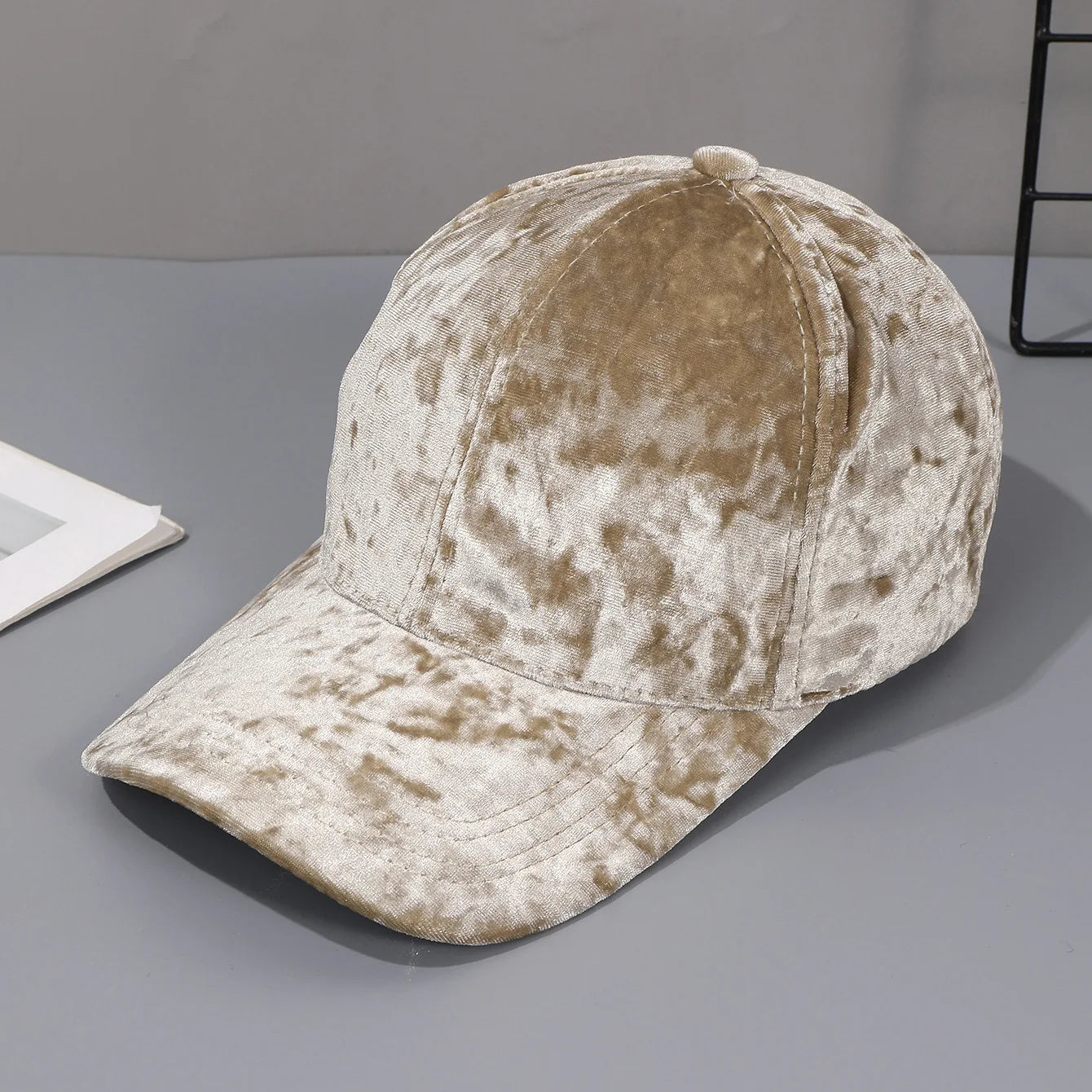 Autumn Winter Velvet Baseball Cap - Unisex Curved Brim Casual Hat, Soft Adjustable Snapback For Men Women