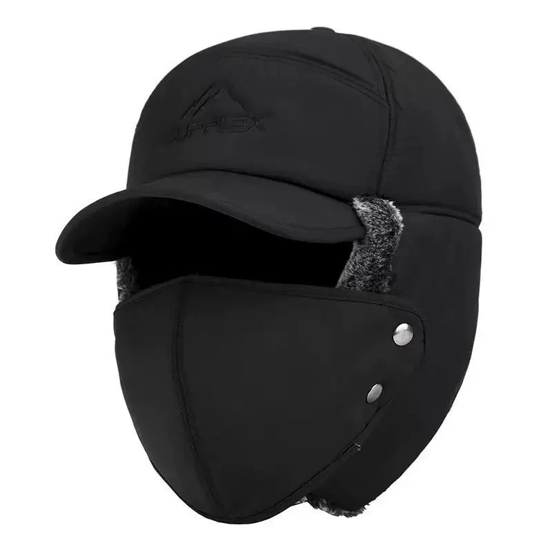 Unisex Winter Thickened Fur Baseball Cap – Warm Ski Fishing Outdoor Cold-Weather Hat