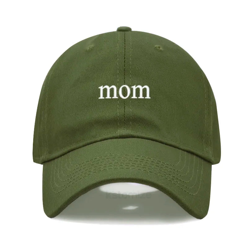 New dad mom Embroidery Soft Cotton Baseball Cap Fashion Women Men Hat Sport Visors Snapback Cap Sun Hat Breathable Outdoor Caps