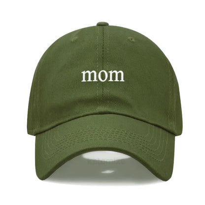 New dad mom Embroidery Soft Cotton Baseball Cap Fashion Women Men Hat Sport Visors Snapback Cap Sun Hat Breathable Outdoor Caps