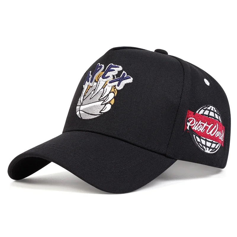 Unisex Bear Claw Basketball APEX Embroidery Baseball Caps Spring Autumn Outdoor Sunscreen Hat Adjustable Casual Trucker Hats