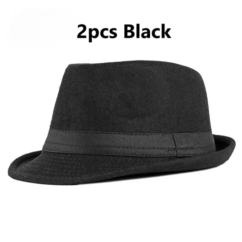 Spring Summer Men's Hats Fedoras Top Jazz Hat  Bucket Bowler Hats Chapeau Hats Fedora Hat Women Black Hat Wedding Hat Caps
